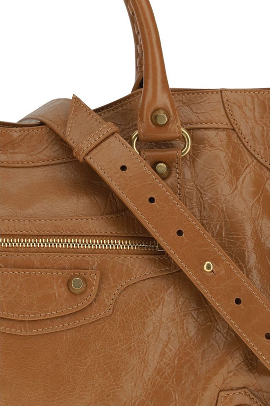 Balenciaga Beige Lamm Ovis Aries Aries Handtasche by Balenciaga