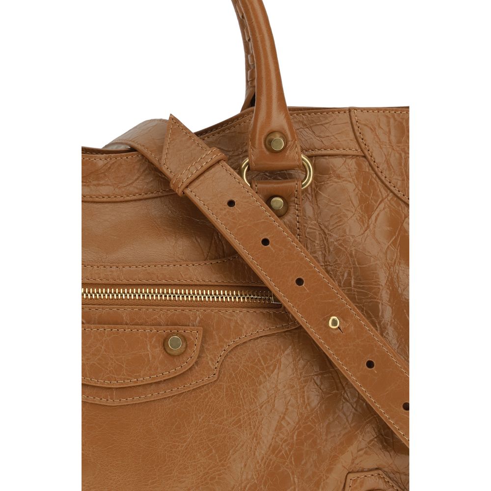 Balenciaga Beige Lamm Ovis Aries Aries Handtasche by Balenciaga