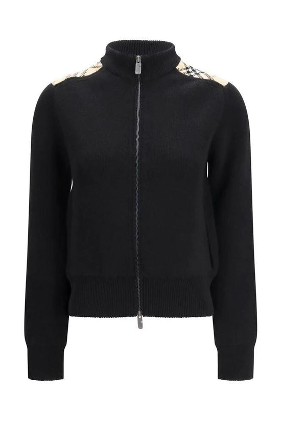 Burberry Schwarzer Wollcardigan by Burberry