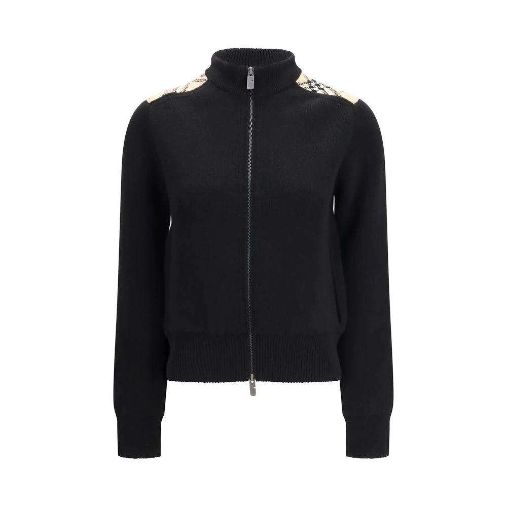 Burberry Schwarzer Wollcardigan by Burberry