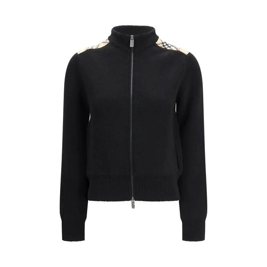 Burberry Schwarzer Wollcardigan by Burberry