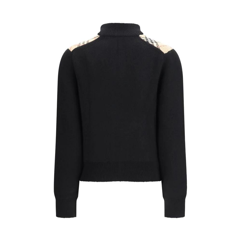 Burberry Schwarzer Wollcardigan by Burberry