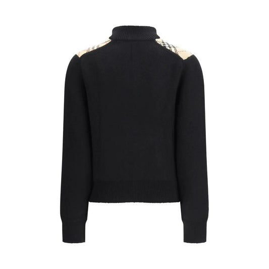 Burberry Schwarzer Wollcardigan by Burberry