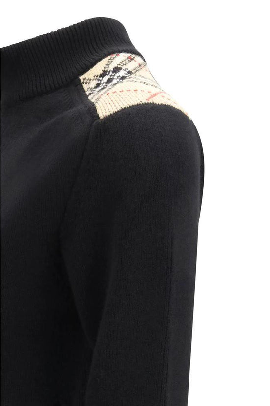 Burberry Schwarzer Wollcardigan by Burberry