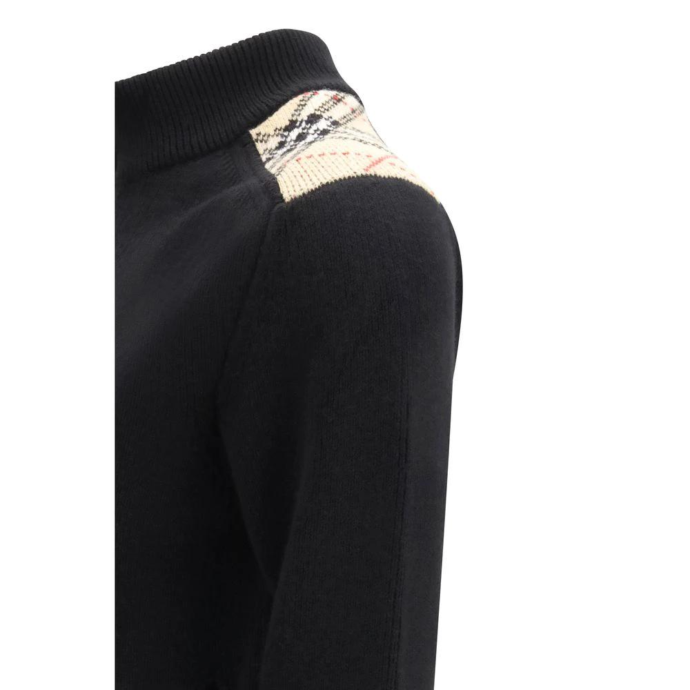 Burberry Schwarzer Wollcardigan by Burberry