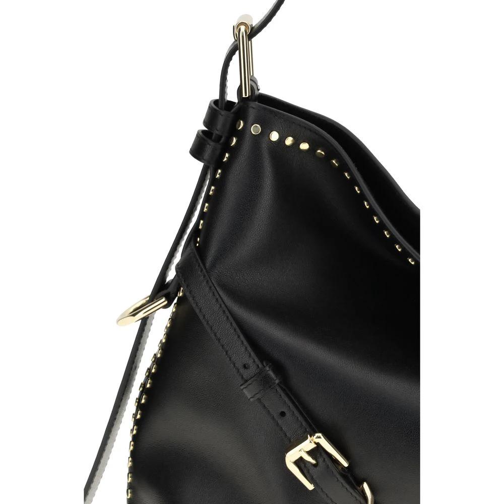 Givenchy Schwarze Bos Taurus Kalbsleder Schultertasche by Givenchy