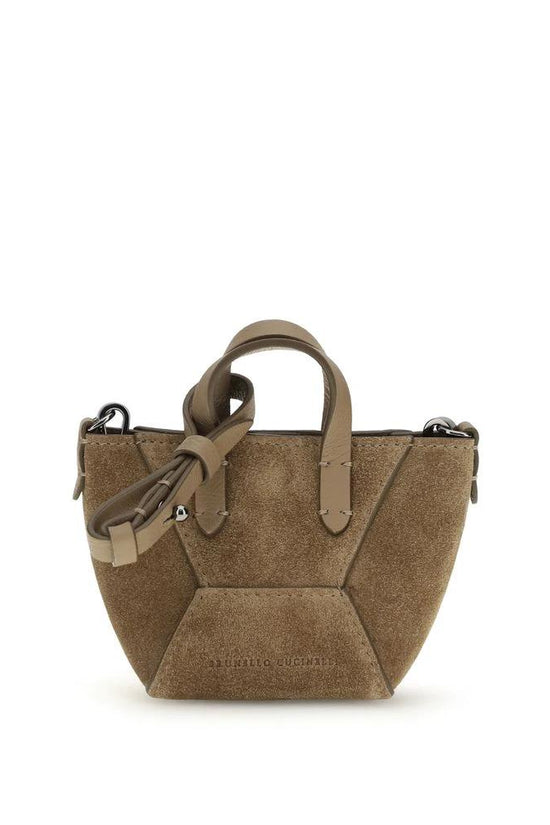 Brunello Cucinelli Cucinelli Braune Kalbsleder Bos Taurus Schultertasche by Brunello Cucinelli Cucinelli