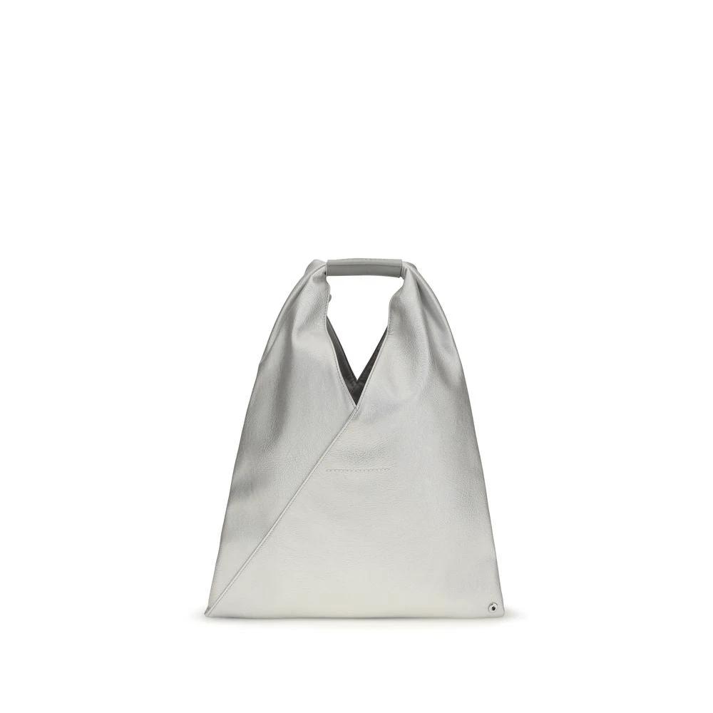 MM6 Silberne Handtasche aus Polyethylen by MM6