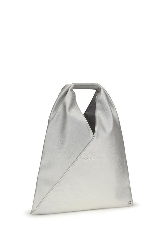 MM6 Silberne Handtasche aus Polyethylen by MM6