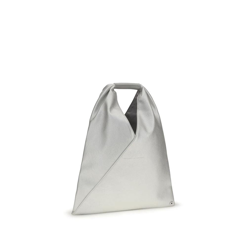 MM6 Silberne Handtasche aus Polyethylen by MM6