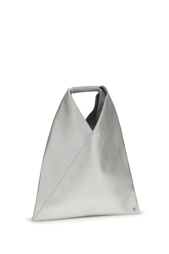 MM6 Silberne Handtasche aus Polyethylen by MM6