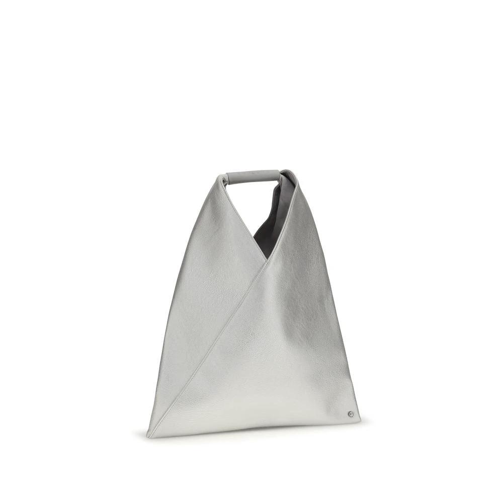 MM6 Silberne Handtasche aus Polyethylen by MM6