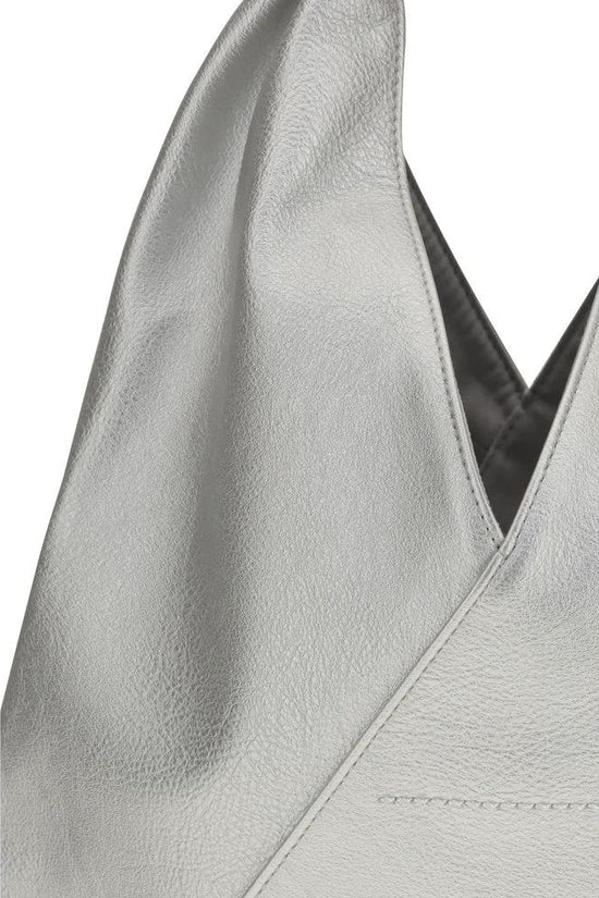 MM6 Silberne Handtasche aus Polyethylen by MM6
