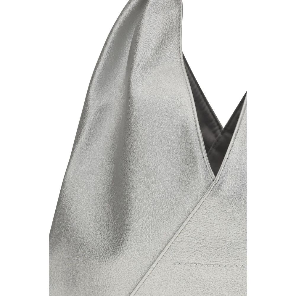 MM6 Silberne Handtasche aus Polyethylen by MM6