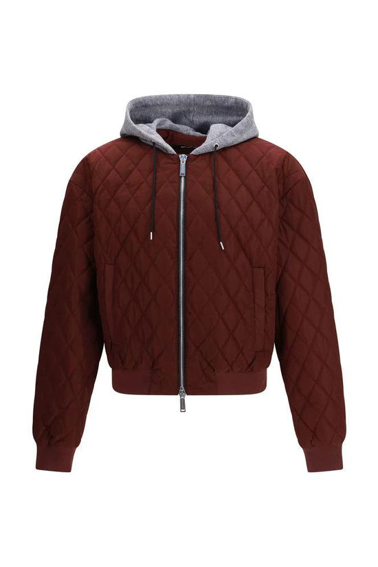 Dsquared² Bordeaux Stoff-Bomberjacke by Dsquared²