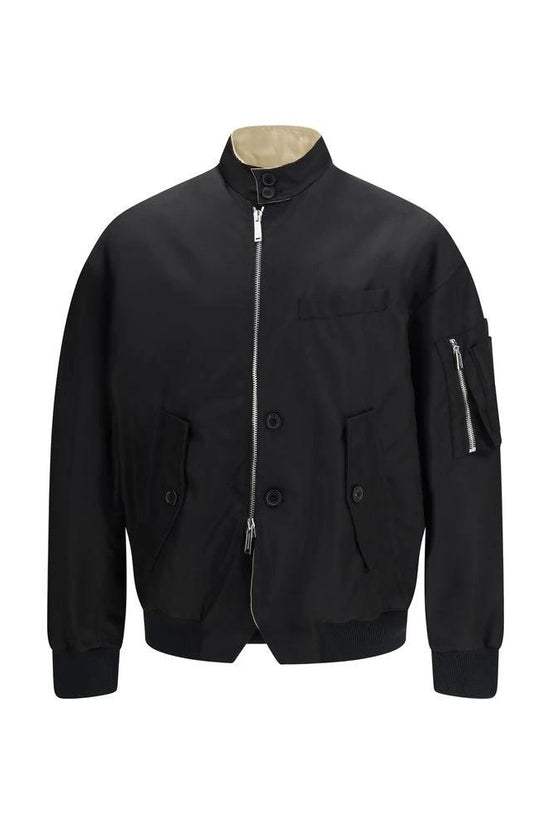 Dsquared² Schwarzer Polyamid-Bomber by Dsquared²