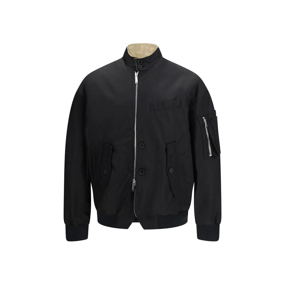 Dsquared² Schwarzer Polyamid-Bomber by Dsquared²