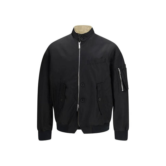 Dsquared² Schwarzer Polyamid-Bomber by Dsquared²