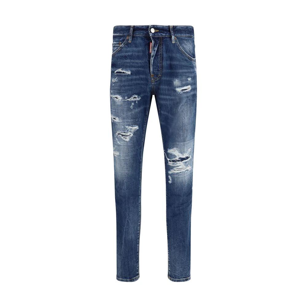Dsquared² Blaue Baumwoll-Jeans im Slim Fit by Dsquared²