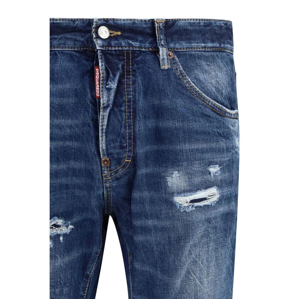 Dsquared² Blaue Baumwoll-Jeans im Slim Fit by Dsquared²