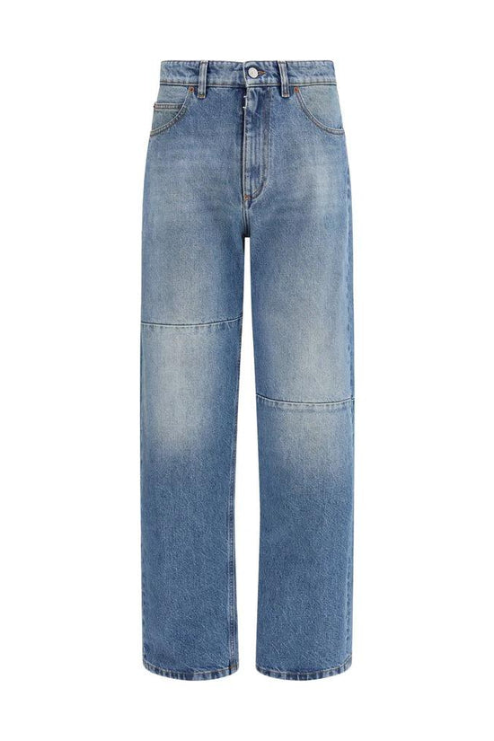 MM6 Blaue Baumwolljeans Denim by MM6