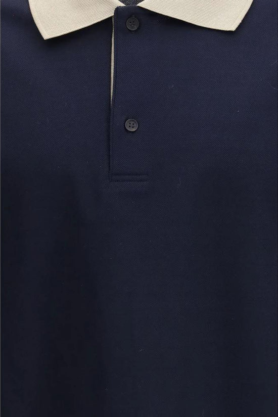 Ferragamo Blaues Baumwoll-Poloshirt by Ferragamo