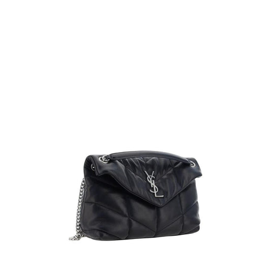 Saint Laurent Schwarze Lammleder Schultertasche Ovis Aries Aries by Saint Laurent