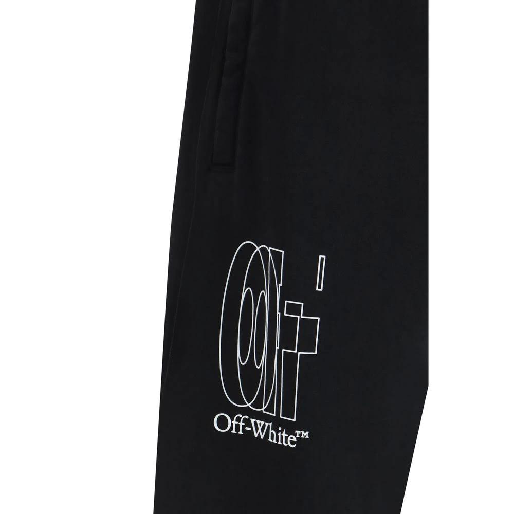Off-White Schwarze Baumwoll-Jogginghose (Trainingshose) by Off-White