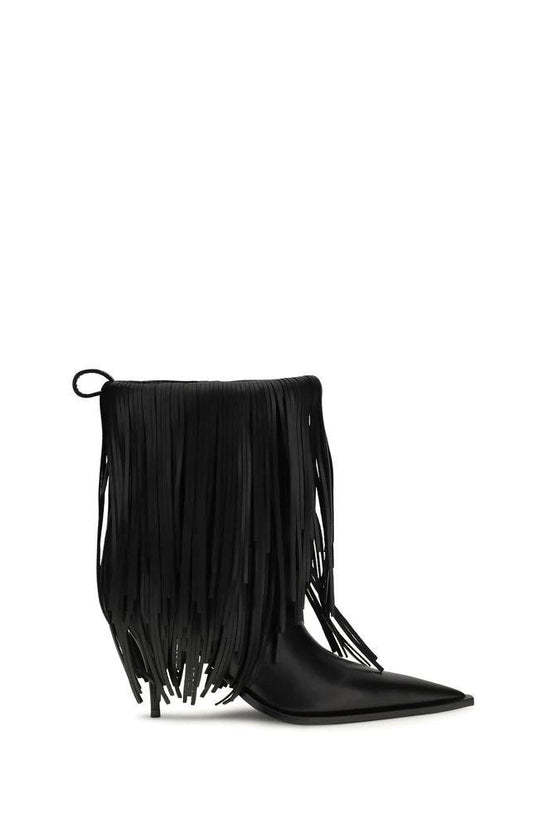 Balenciaga Schwarze Ankle Boots aus Kalbsleder Bos Taurus by Balenciaga