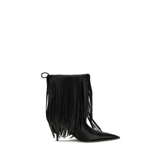 Balenciaga Schwarze Ankle Boots aus Kalbsleder Bos Taurus by Balenciaga