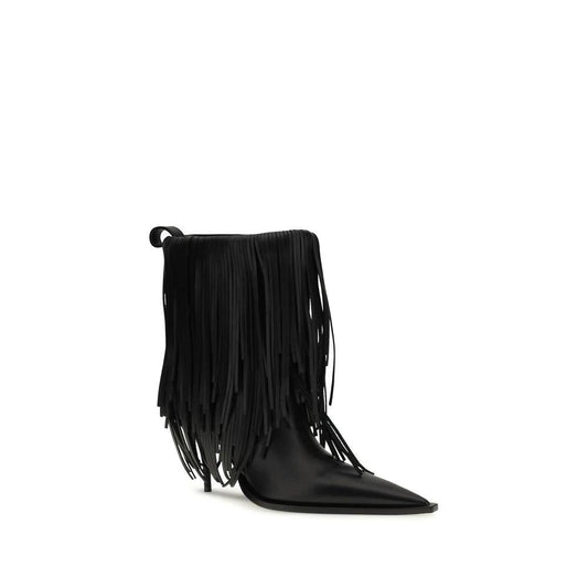 Balenciaga Schwarze Ankle Boots aus Kalbsleder Bos Taurus by Balenciaga