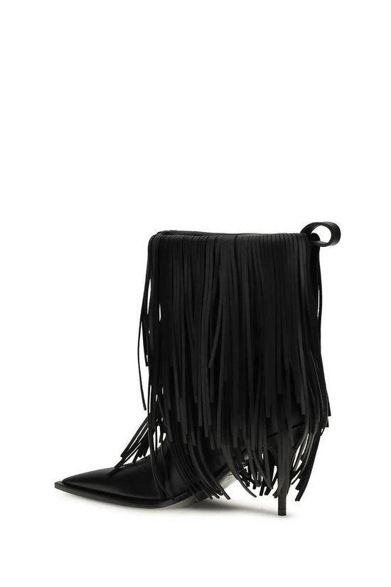 Balenciaga Schwarze Ankle Boots aus Kalbsleder Bos Taurus by Balenciaga