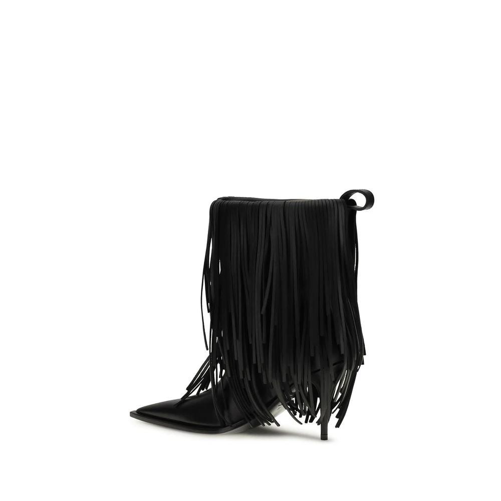 Balenciaga Schwarze Ankle Boots aus Kalbsleder Bos Taurus by Balenciaga