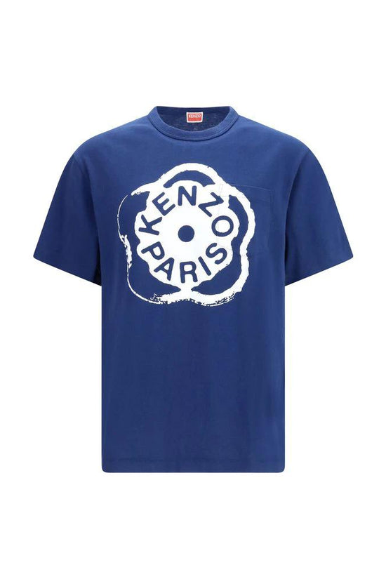 Kenzo Blaues Baumwoll-T-Shirt by Kenzo