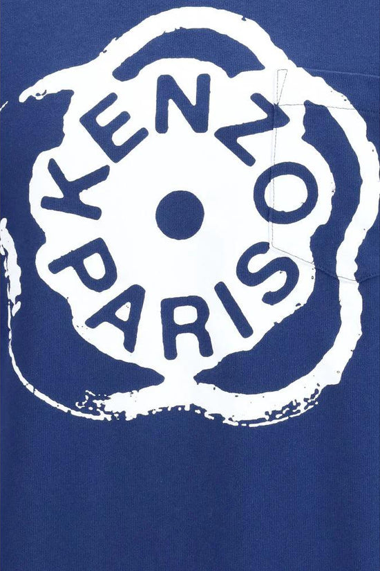 Kenzo Blaues Baumwoll-T-Shirt by Kenzo