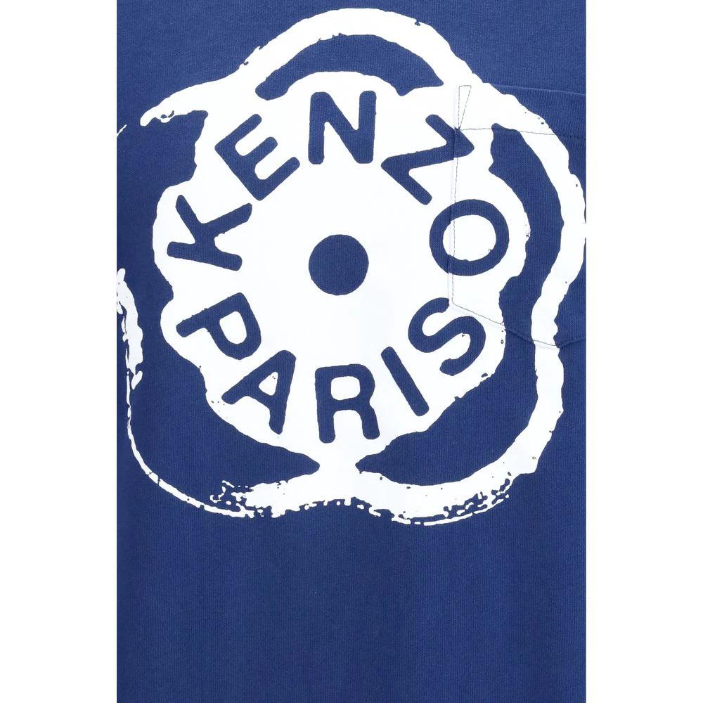 Kenzo Blaues Baumwoll-T-Shirt by Kenzo