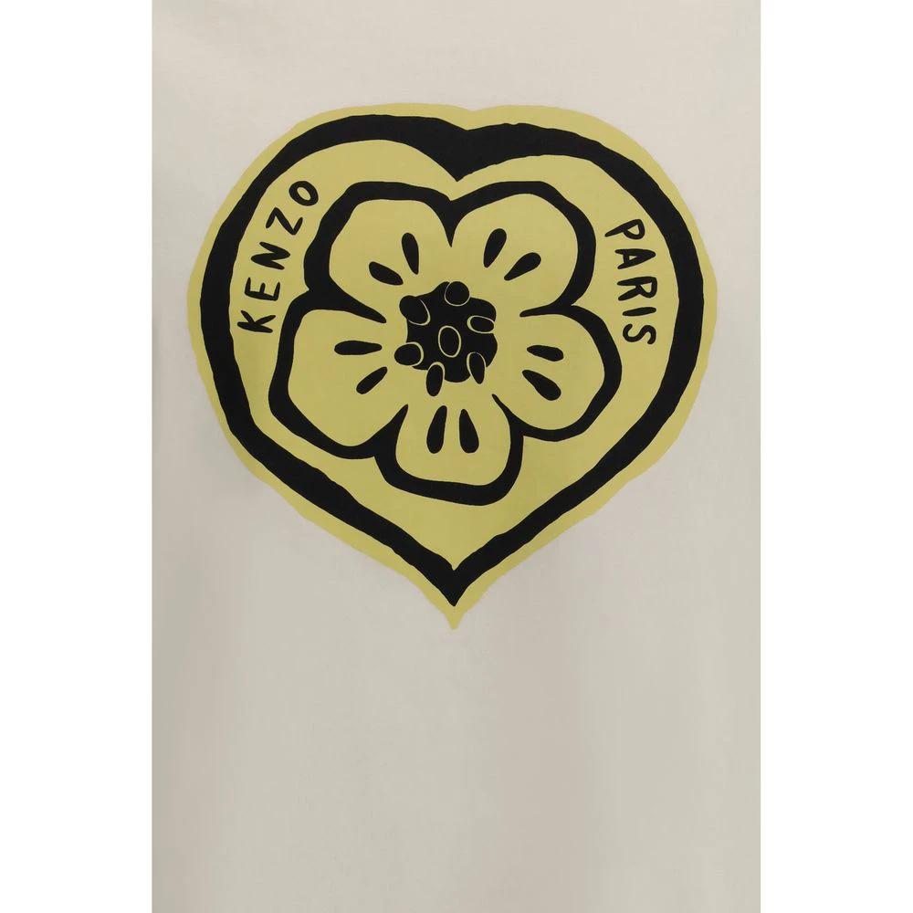 Kenzo Beige Cotton T-Shirt by Kenzo
