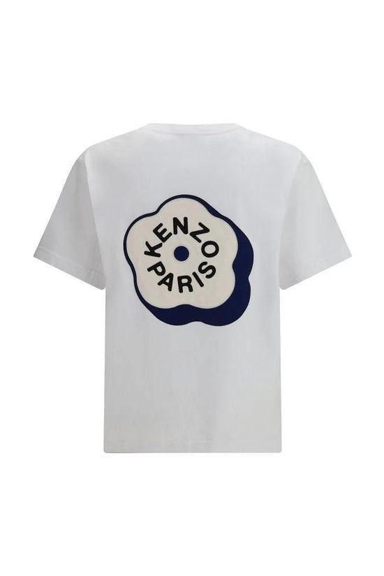 Kenzo Weißes Baumwoll-T-Shirt by Kenzo