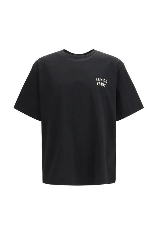 Kenzo Schwarzes Baumwoll-T-Shirt by Kenzo
