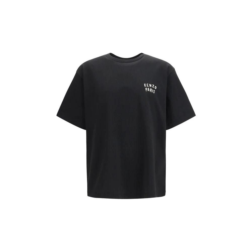 Kenzo Schwarzes Baumwoll-T-Shirt by Kenzo