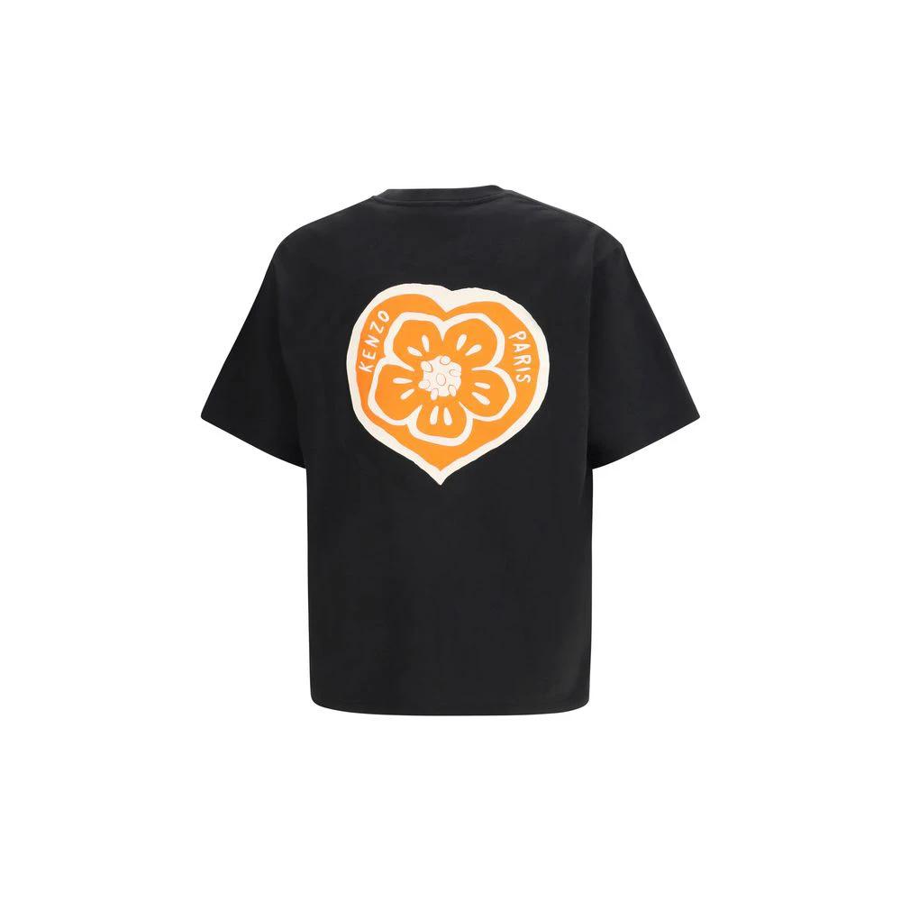 Kenzo Schwarzes Baumwoll-T-Shirt by Kenzo