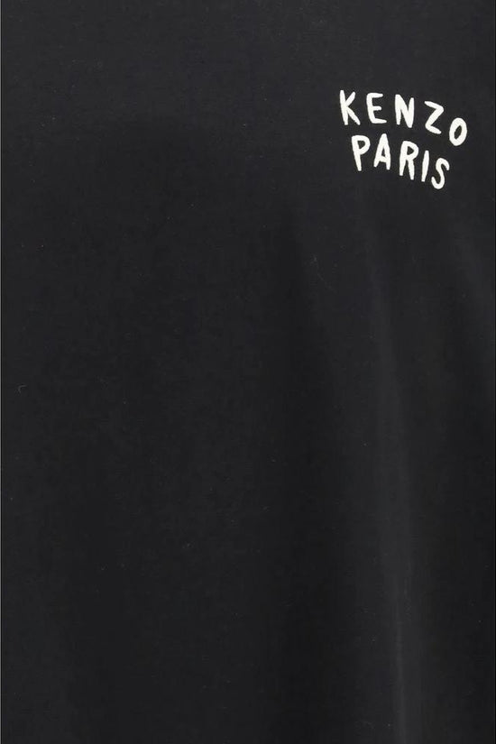 Kenzo Schwarzes Baumwoll-T-Shirt by Kenzo