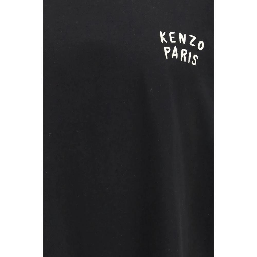 Kenzo Schwarzes Baumwoll-T-Shirt by Kenzo