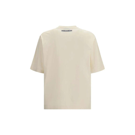 Dsquared² Beige Baumwoll-T-Shirt by Dsquared²