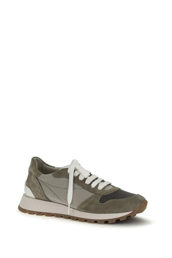 Brunello Cucinelli Zweifarbige Polyester-Sneaker im Athletic-Stil by Brunello Cucinelli
