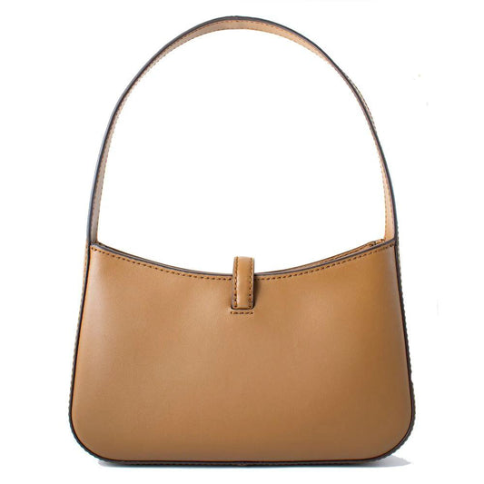 Michael Kors Braune Leder Schultertasche by Michael Kors