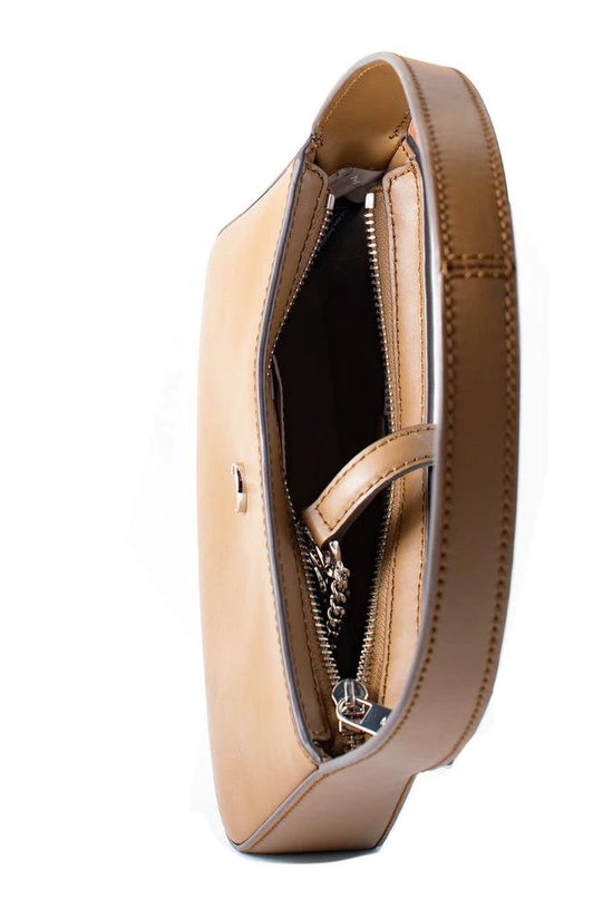 Michael Kors Braune Leder Schultertasche by Michael Kors