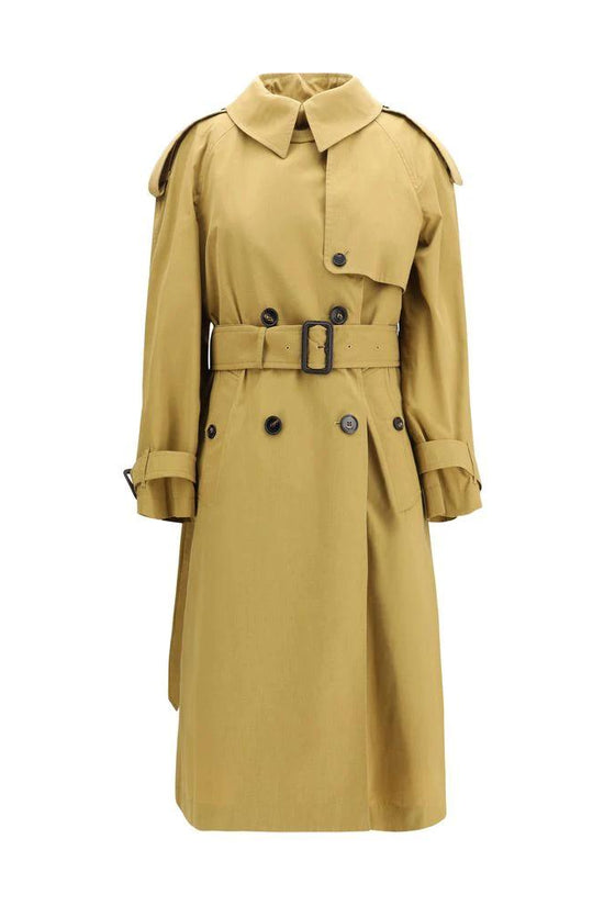 Burberry Beige Polyester Trenchcoat by Burberry