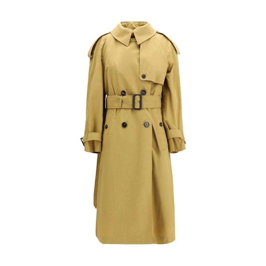 Burberry Beige Polyester Trenchcoat by Burberry