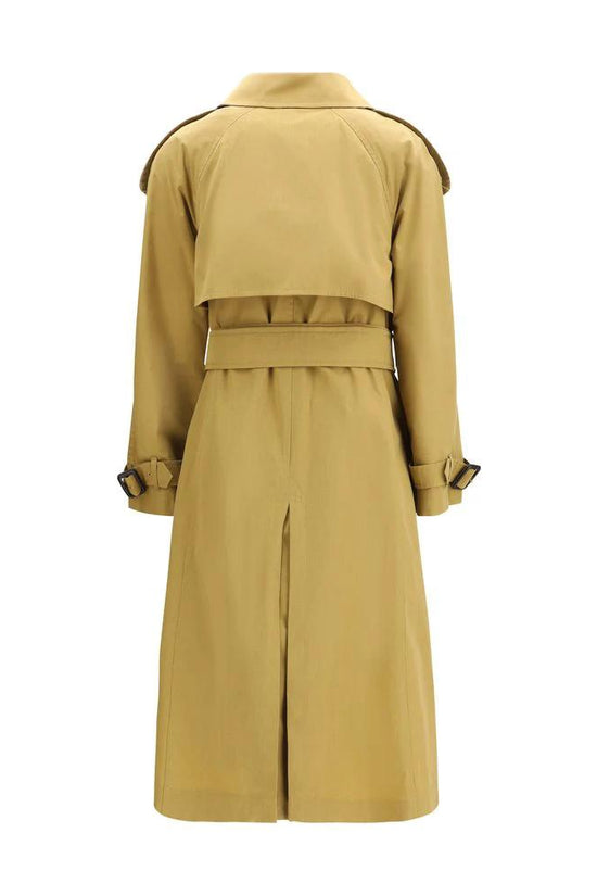 Burberry Beige Polyester Trenchcoat by Burberry